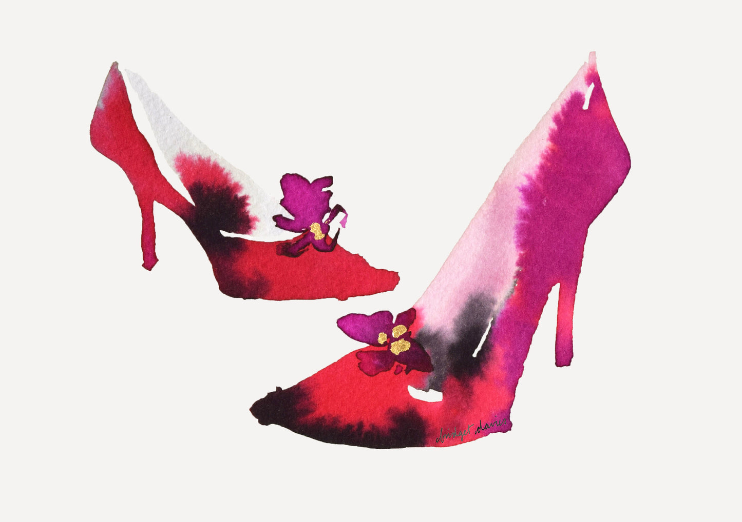 Digital A5 Download - Red Shoes