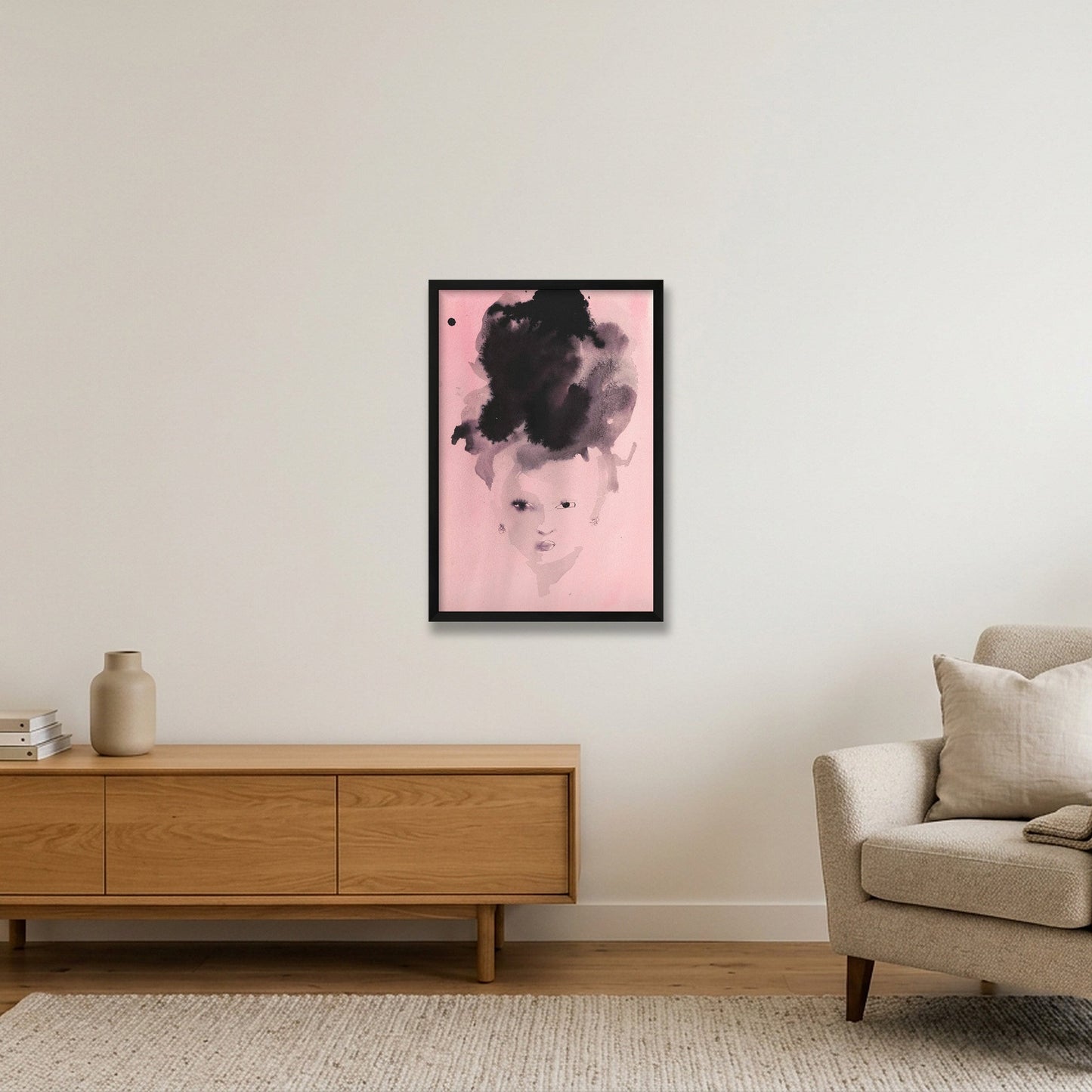 printspace marie antoinettte — 40×60cm, 16×24" Black Frame