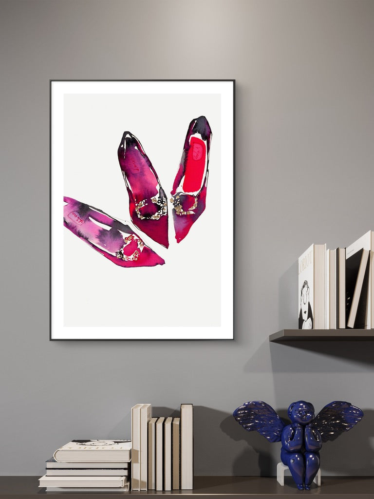 Three Red Shoes