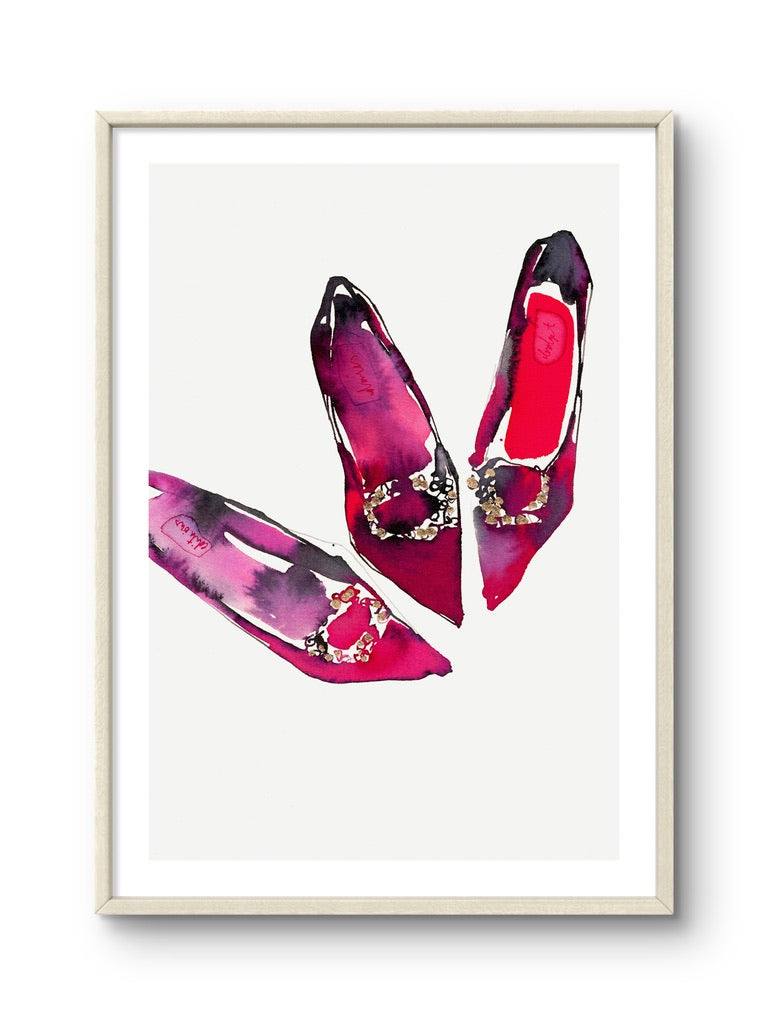 Three Red Shoes