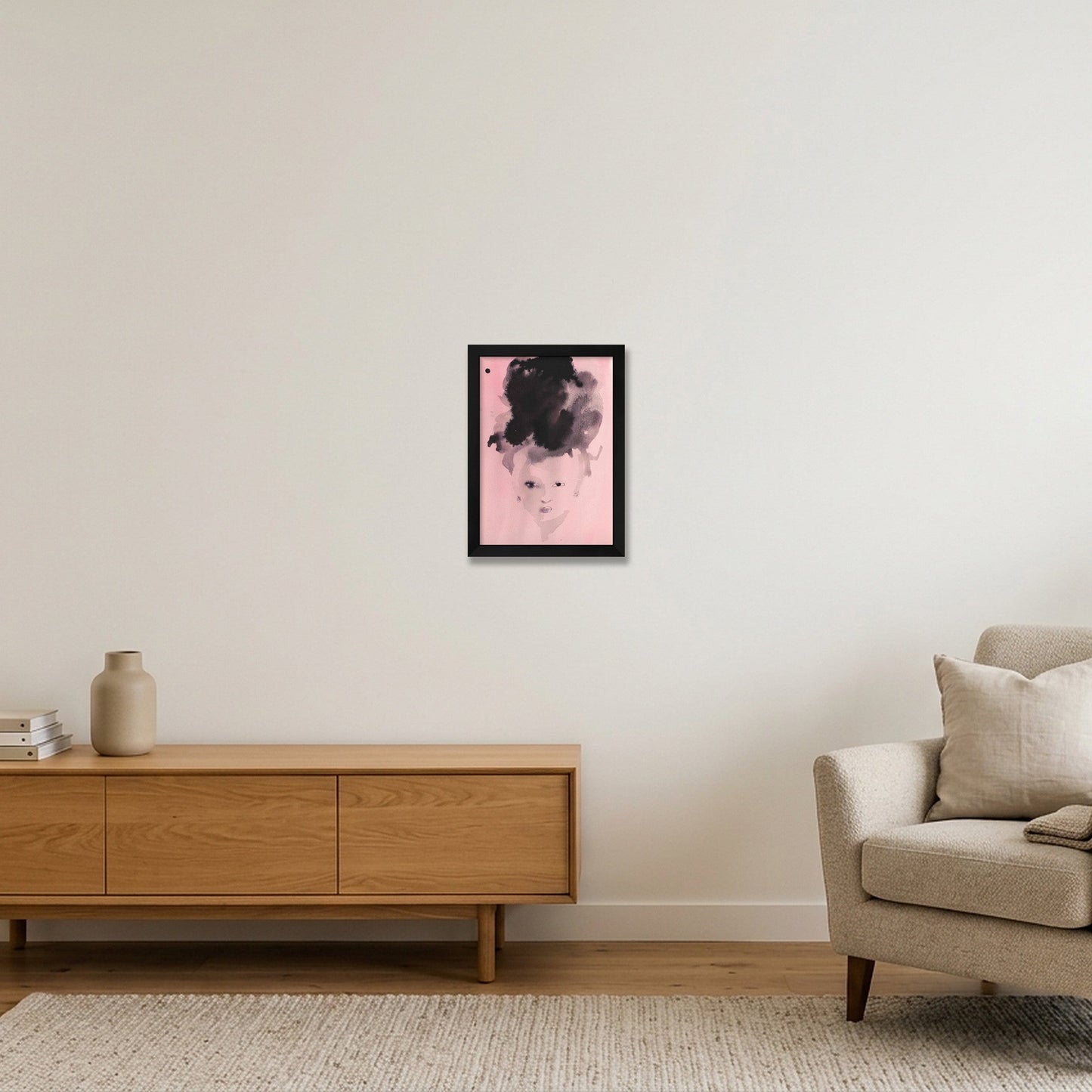 printspace marie antoinettte — A4 (21×30cm, 8×12") Black Frame