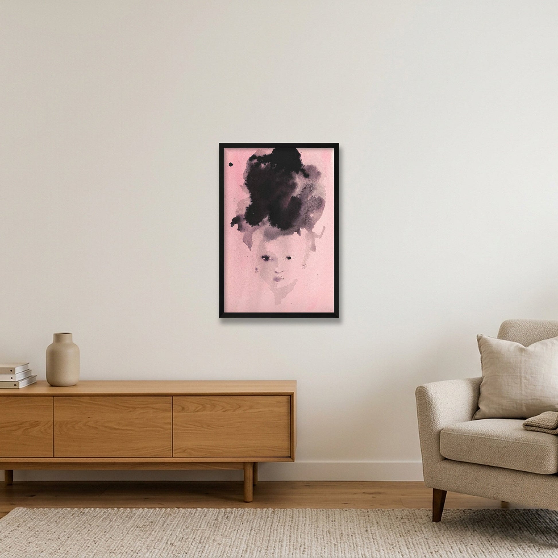 printspace marie antoinettte — 40×60cm, 16×24" Black Frame