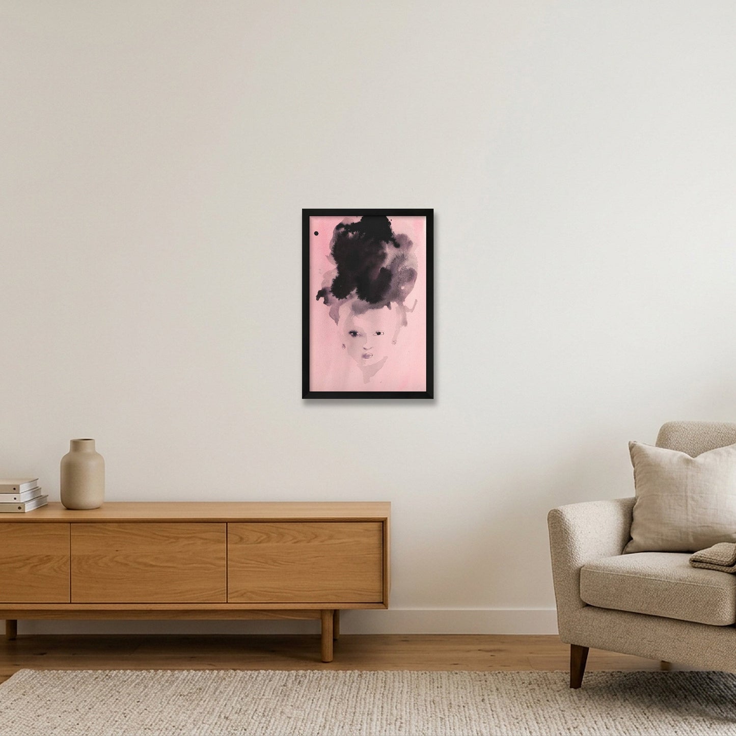 printspace marie antoinettte — 30×45cm, 12×18" Black Frame