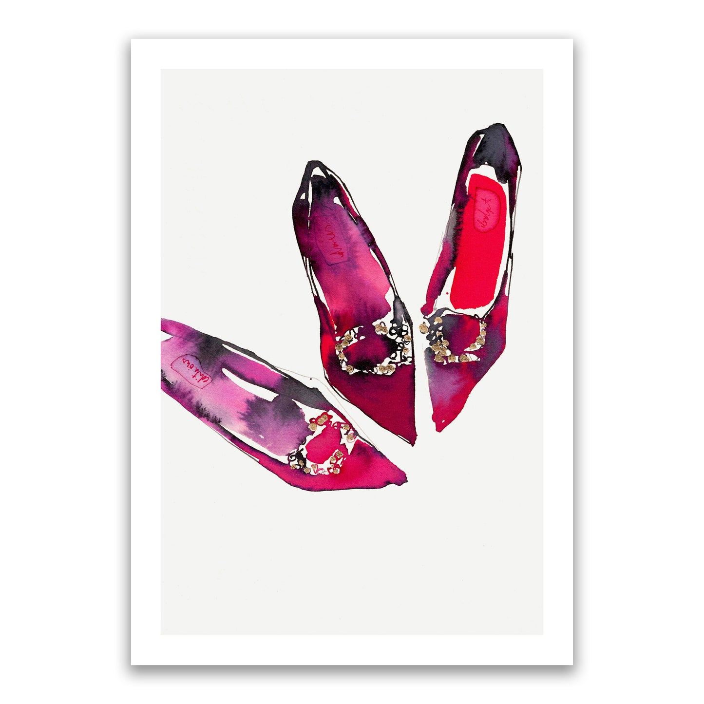 Three Red Shoes