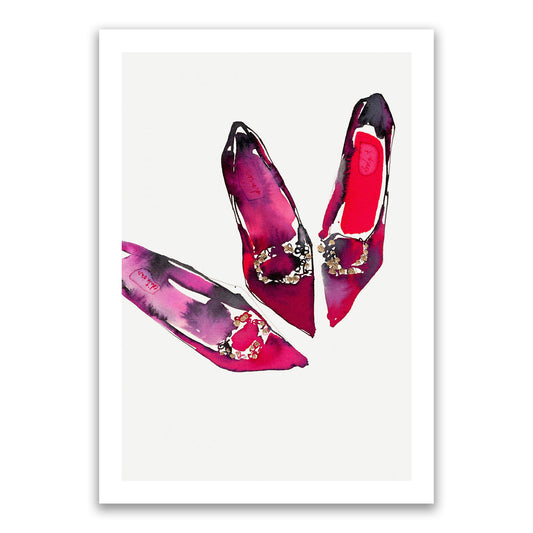 Three Red Shoes
