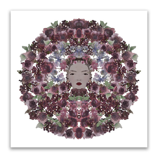 Circle Flower Girl - Mauve